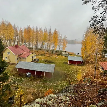 فيلة Fishing Cottage Villa Niemelae On The Lake Simpele With Jacuzzi