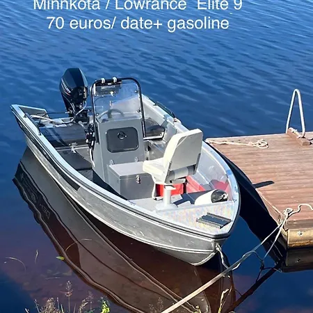 Fishing Cottage Villa Niemelae On The Lake Simpele With Jacuzzi